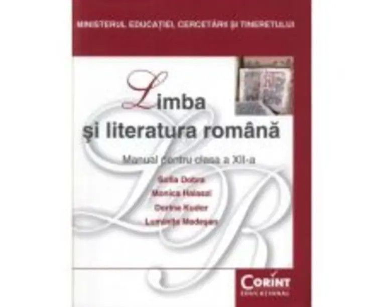 Manual Limba si literatura romana pentru clasa a 12-a - Sofia Dobra