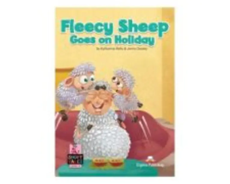 Literatura adaptata pentru copii Fleecy Sheep goes on holiday cu digibook app. - Jenny Dooley