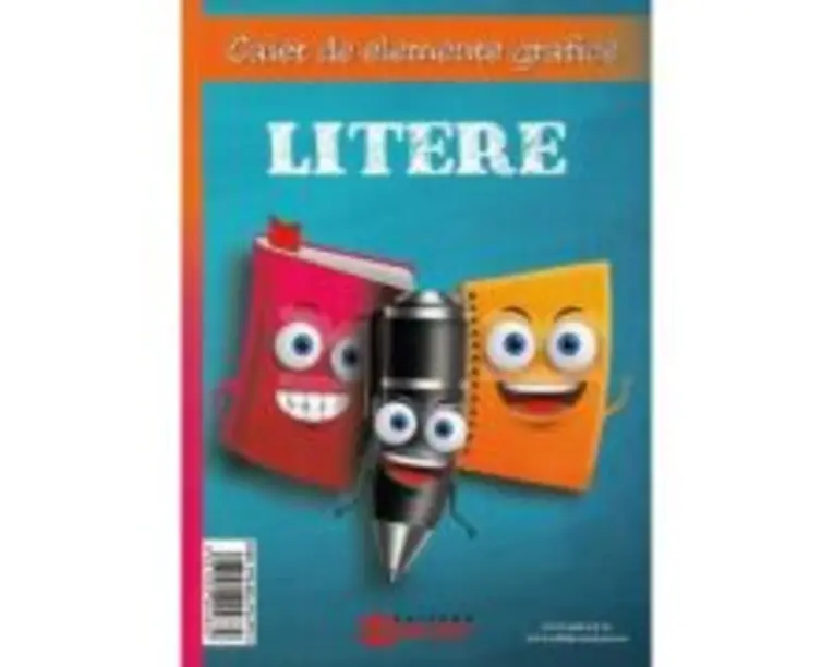 Caiet de elemente grafice - cifre si litere