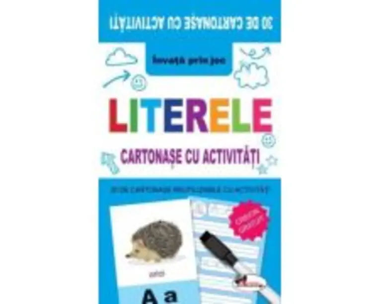 Literele. Cartonase cu activitati