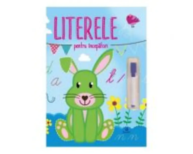 Literele pentru incepatori + marker lavabil