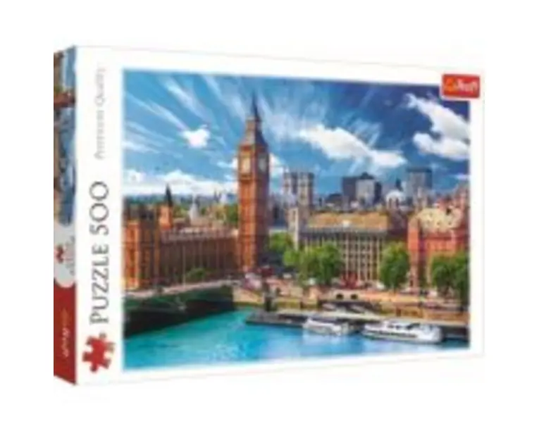 Puzzle o zi cu soare la Londra 500 de piese, Trefl