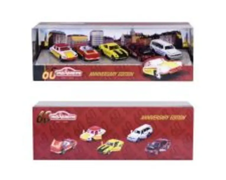 Pachet aniversar 60 ani 5 masinute metalice