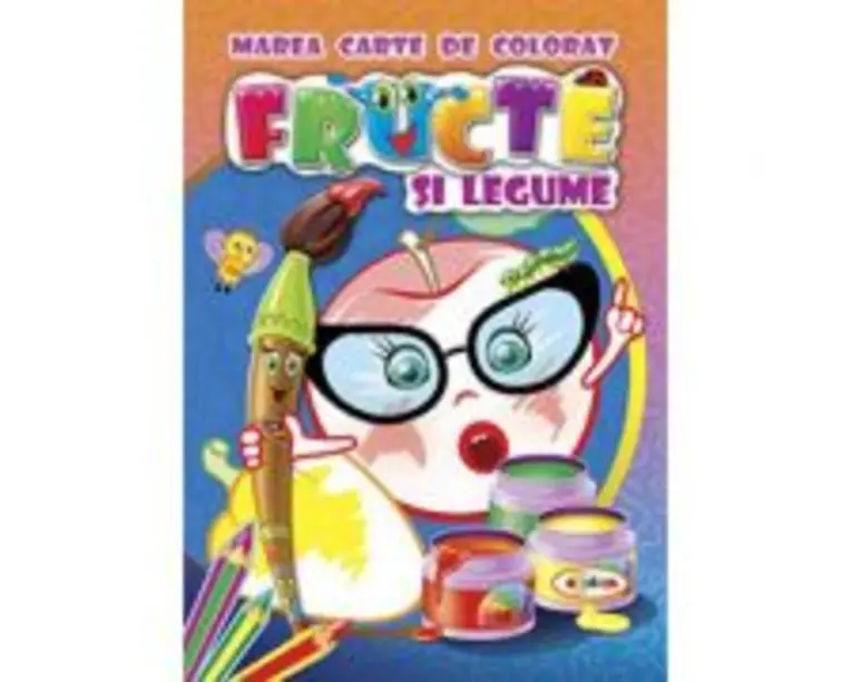 Marea carte de colorat. Fructe si legume