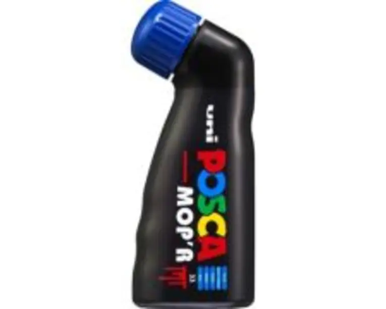 Marker UNI PCM-22 3-19 mm, varf buretat, albastru, Posca (M1421)