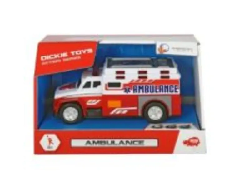 Masina - Ambulanta cu lumini si sunete, Dickie