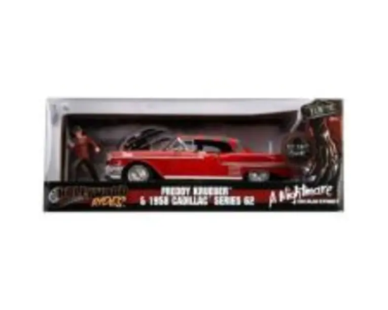 Masina metalica - Freddy Krueger, 1958 Cadillac model 62, 1: 24, JadaToys