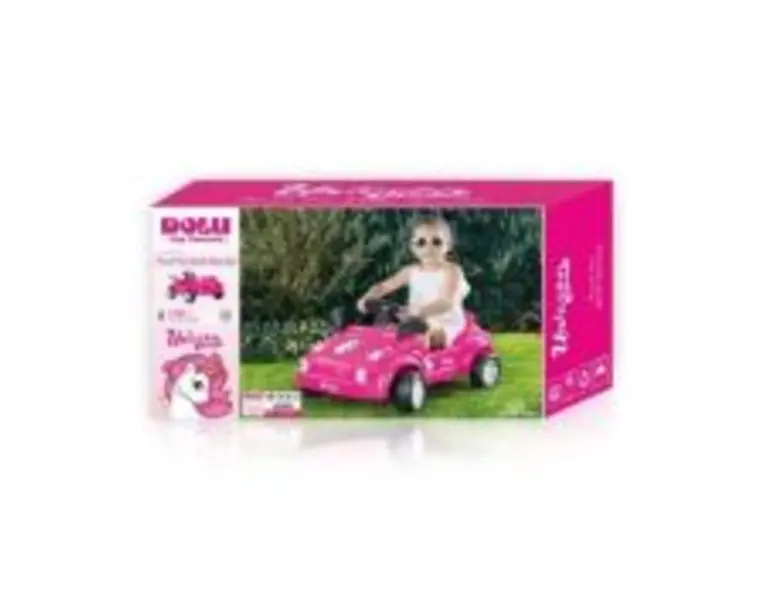 Masina cu pedale, roz, unicorn