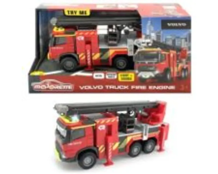 Masina de pompieri Volvo, 19 cm, majorette