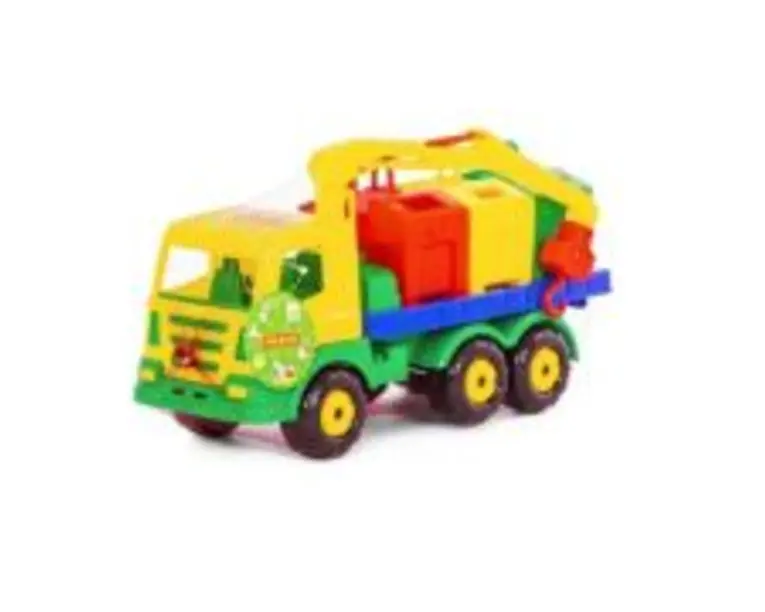 Masina Salubrizare + Containere, SuperTruck, 42x16x25 cm, Wader