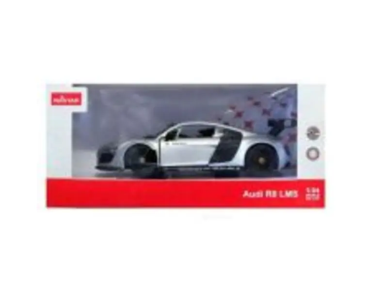 Masinuta metalica Audi R5 argintiu, scara 1: 24, Rastar