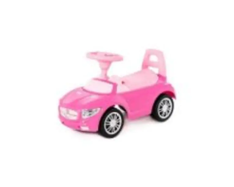 Masinuta Supercar, roz, fara pedale, 66x28. 5x30 cm
