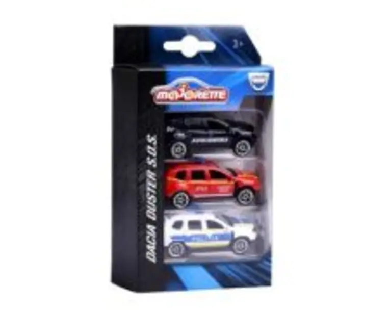 Set 3 masini Dacia Duster, Majorette