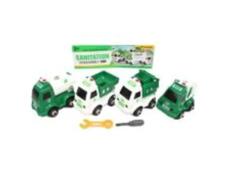 Masinute salubrizare demontabile, 4 buc. / set