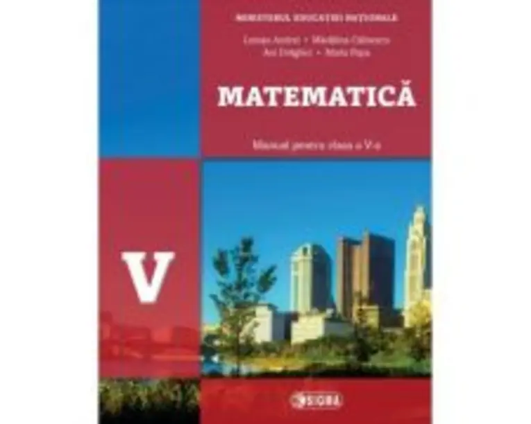 Matematica, manual pentru clasa a 5-a. Contine editia digitala - Lenuta Andrei