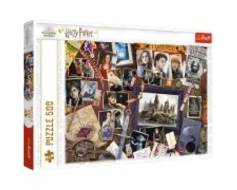 Puzzle Harry Potter memoriile de la Hogwarts 500 de piese