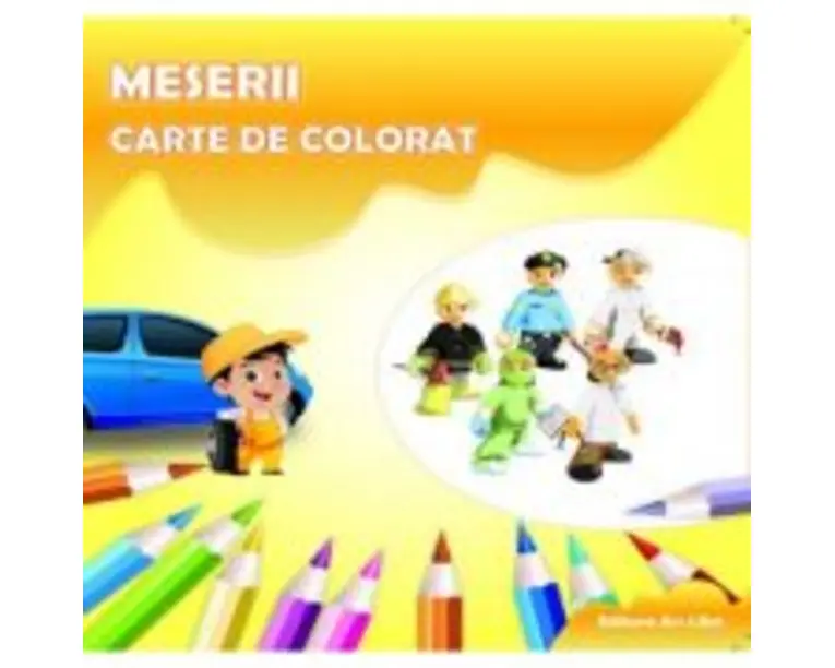 Carte de colorat. Meserii - Adina Grigore