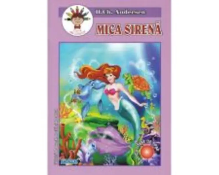 Mica sirena. Carte de colorat
