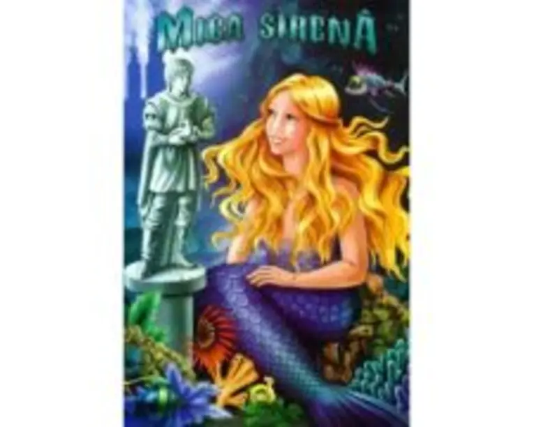 Mica sirena - carte de colorat