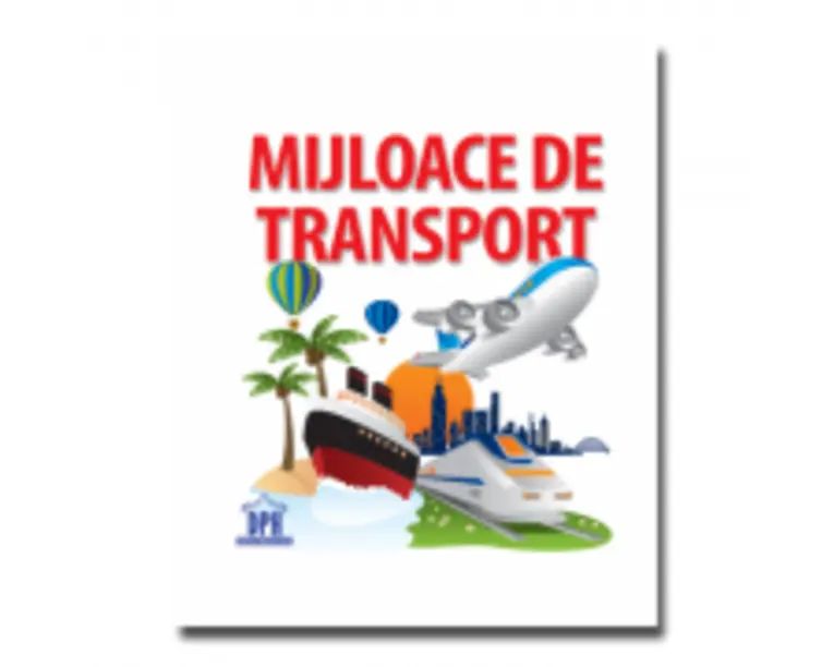 Mijloace de transport - carte pliata