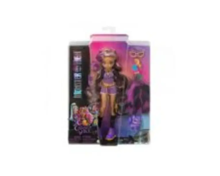 Papusa Clawdeen Wolf cu animalut si accesorii, Monster High