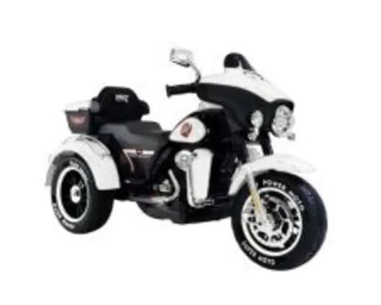 Motocicleta cu Acumulator, 2 motoare, 12V, 4A, alb