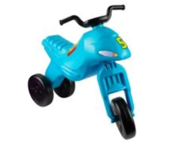 Motocicleta fara pedale, albastru deschis