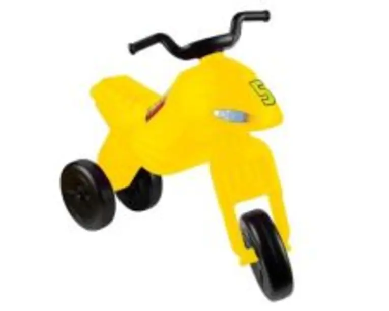 Motocicleta fara pedale, galbena