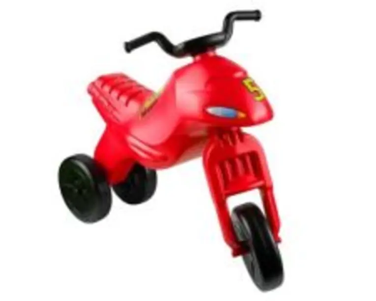 Motocicleta fara pedale, rosie