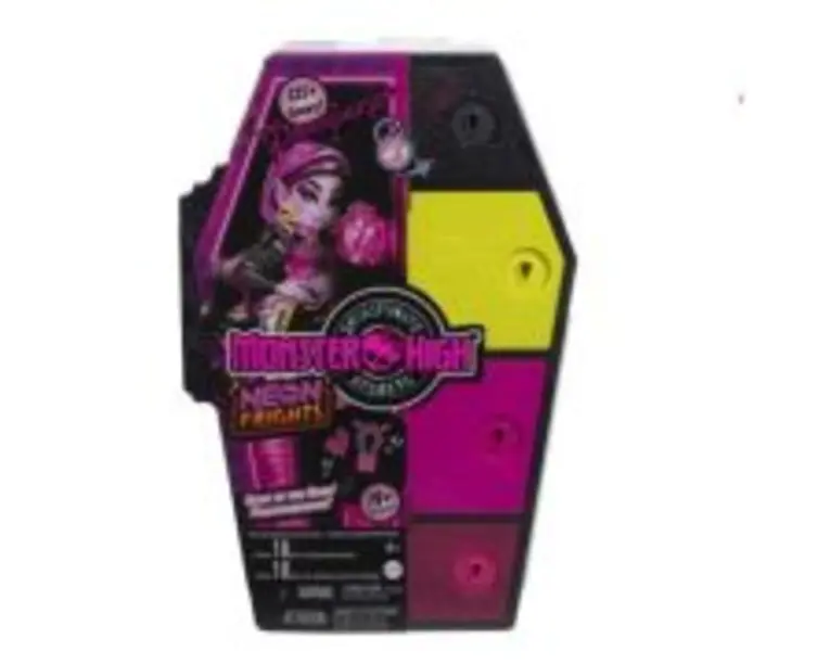 Papusa Draculaura High Neon Frights, Monster High