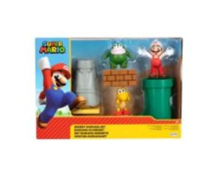Set diorama Desert cu figurina 6 cm, Nintendo Mario