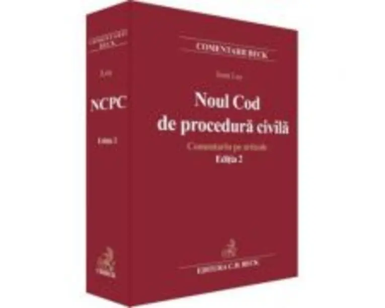 Noul Cod de procedura civila. Comentariu pe articole. Editia 2 - Ioan Les