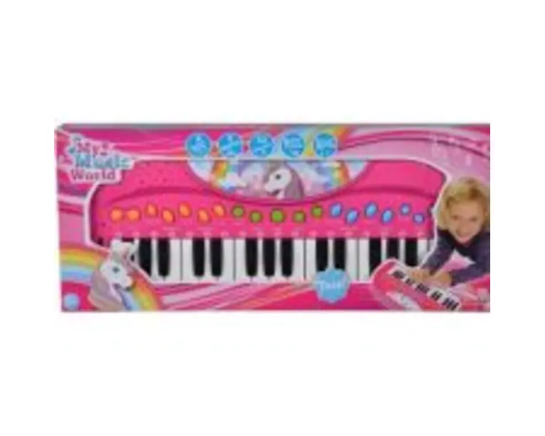 Orga unicorn, my music world, roz, 42cm