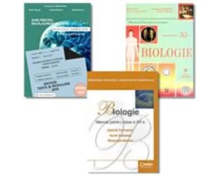 Pachet 3 carti Biologie Bacalaureat 2025 clasele 11-12 - Stelica Ene, Gheorghe Mohan