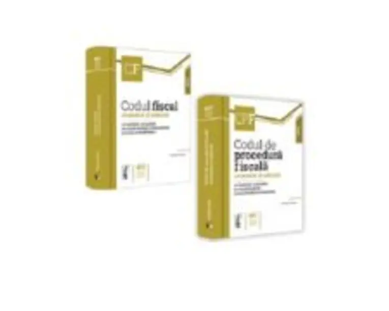 PACHET. Codul de procedura fiscala si Codul fiscal comentat si adnotat cu legislatie secundara si complementara 2023 - Emilian Duca