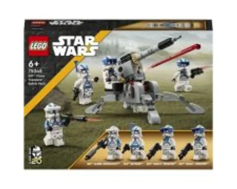 LEGO Star Wars. Pachet de lupta Clone Troopers Divizia 501 75345, 119 piese