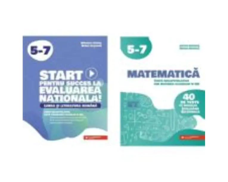 Pachet Evaluarea Nationala clasele 5-7. Limba si literatura romana si Matematica. Teste recapitulative - Mihaela Dobos, Anton Negrila