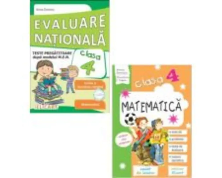 Pachet Evaluarea Nationala. Matematica si Limba romana clasa a 4-a - Arina Damian
