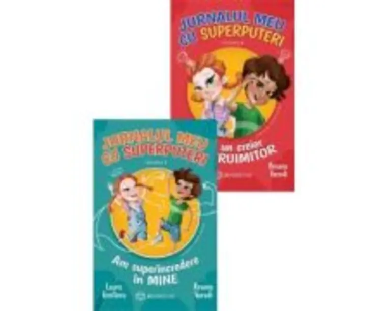Pachet Jurnalul meu cu superputeri, 2 volume - Laura Croitoru