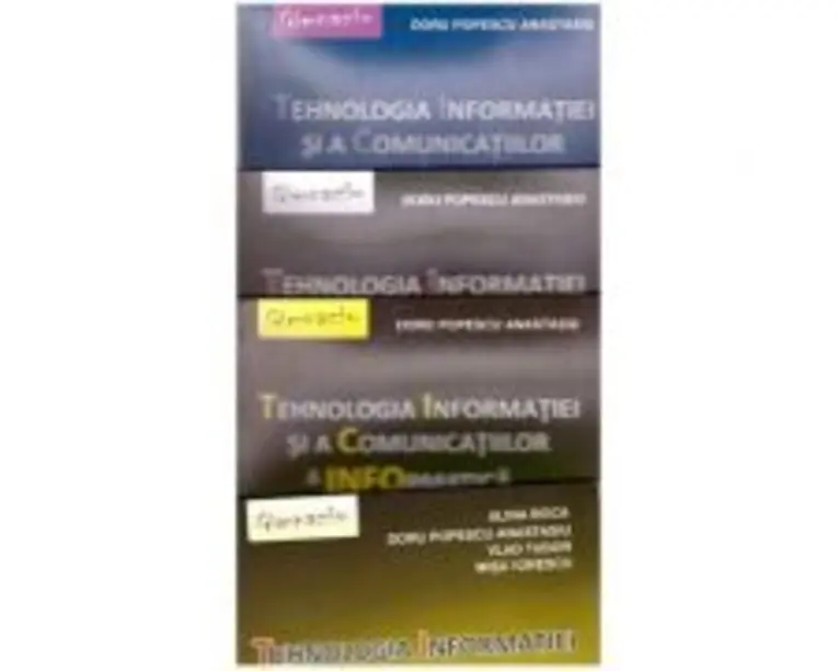 Pachet Tehnologia Informatiei si a Comunicatiilor &amp; Informatica - Manuale pentru clasele 5, 6, 7, 8