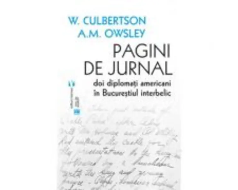 Pagini de jurnal - W. S. Culbertson, A. M. Owsley