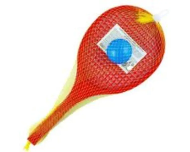 Palete Beach Ball, 2 / set + Minge, rosii, 43. 5x19. 5 cm