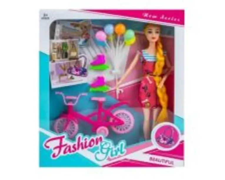 Papusa cu articole sportive