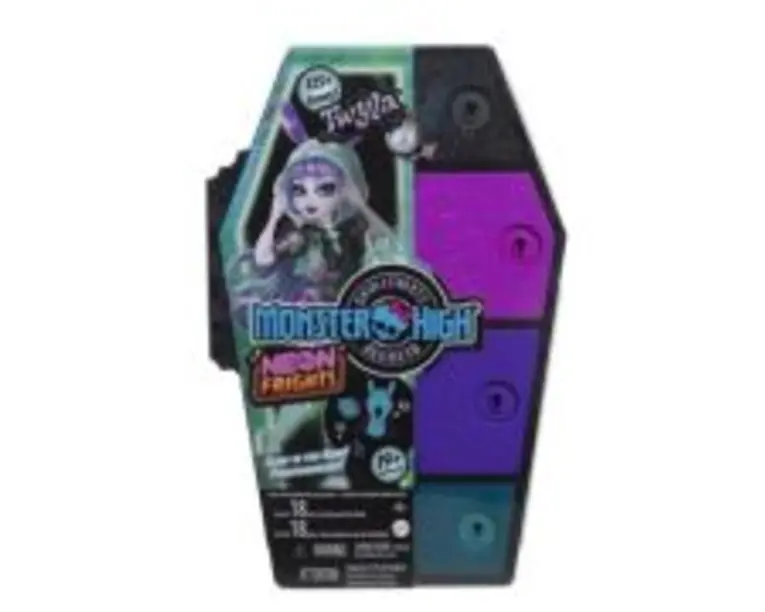 Papusa High Neon Frights Twyla, Monster High