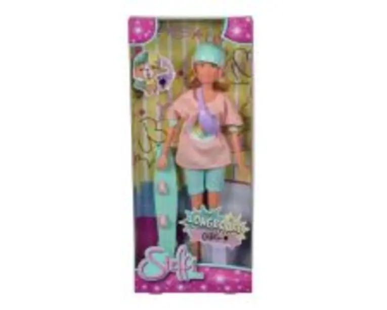 Papusa Steffi Love cu longboard