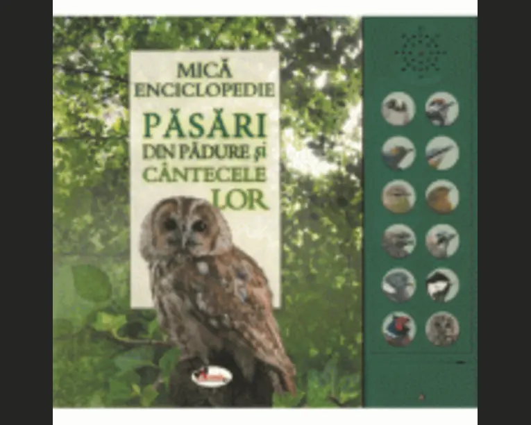 Pasari din padure si cantecele lor (carte cu sunete)