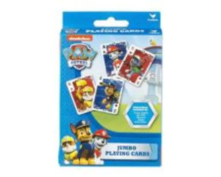 Patrula Catelusilor, carti de joc Jumbo, Spin Master