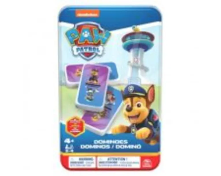 Patrula Catelusilor, Domino in cutie metalica