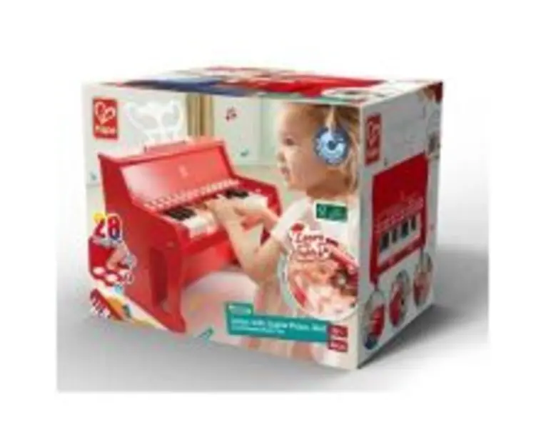 Pian electronic rosu, cu lumini, Hape
