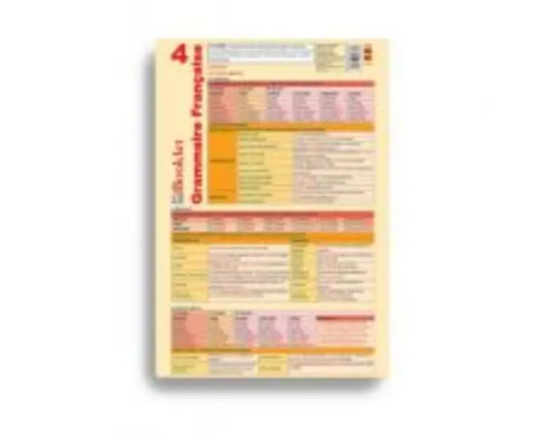 Plansa Grammaire Francaise 4